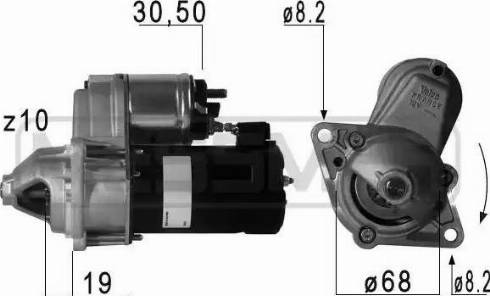 Messmer 220 691 - Стартер www.autospares.lv