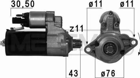 Messmer 220698 - Starteris www.autospares.lv