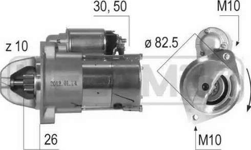 Messmer 220645 - Стартер www.autospares.lv