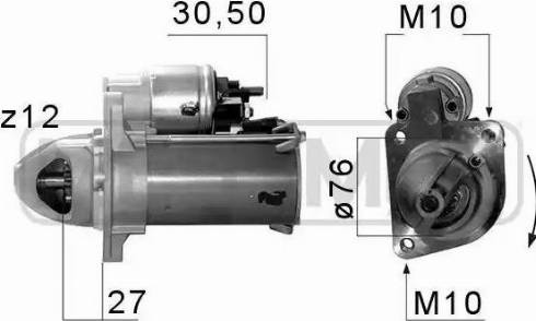 Messmer 220655 - Starteris autospares.lv