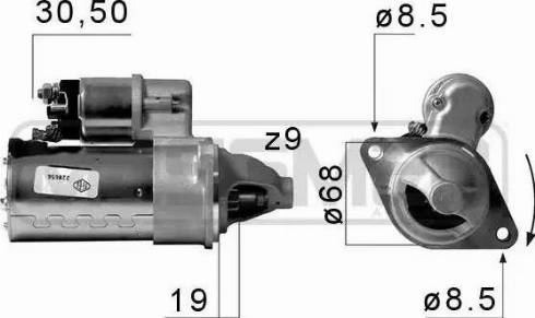 Messmer 220656 - Starteris www.autospares.lv