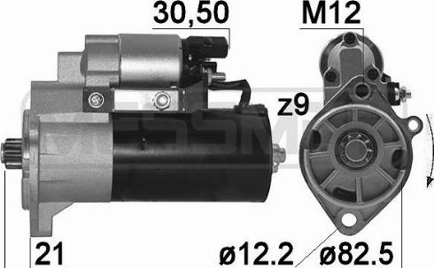 Messmer 220651A - Starteris www.autospares.lv