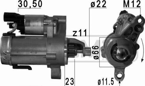 Messmer 220666A - Стартер www.autospares.lv