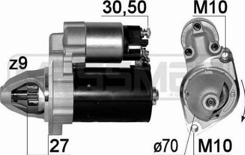 Messmer 220667A - Starteris www.autospares.lv