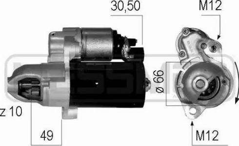 Messmer 220605 - Starteris www.autospares.lv