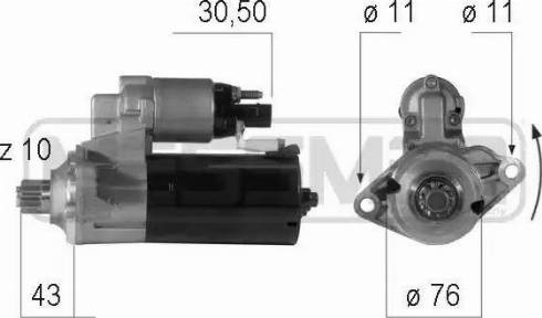 Messmer 220606 - Starteris www.autospares.lv