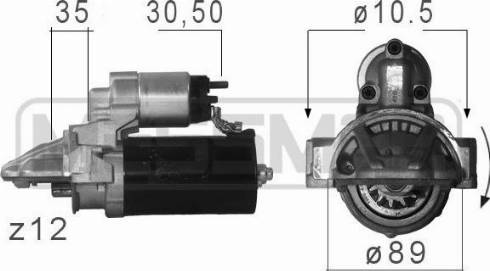 Messmer 220680A - Starteris autospares.lv