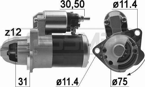 Messmer 220639A - Starter www.autospares.lv