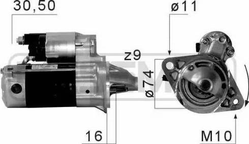 Messmer 220675 - Starteris autospares.lv