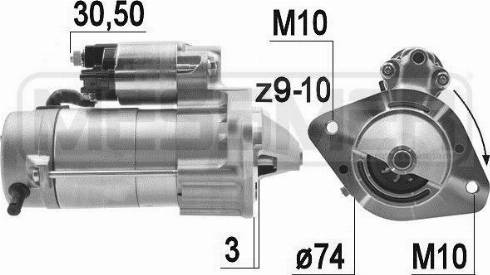 Messmer 220094A - Starteris autospares.lv