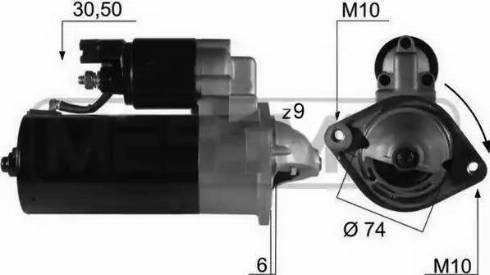 Messmer 220094 - Стартер www.autospares.lv