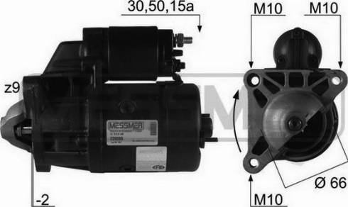 Messmer 220098R - Starteris autospares.lv