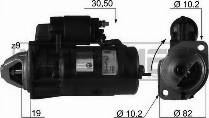 Messmer 220093 - Starter www.autospares.lv