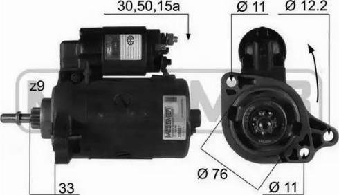 Messmer 220097 - Starteris www.autospares.lv