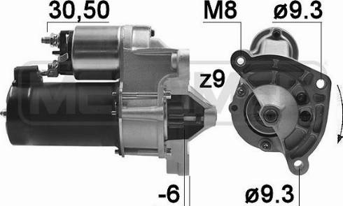 Messmer 220044A - Starter www.autospares.lv