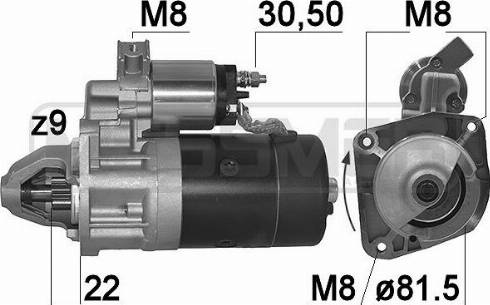 Messmer 220043A - Starteris autospares.lv