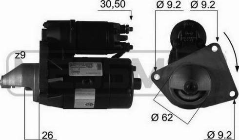 Messmer 220069R - Starteris autospares.lv