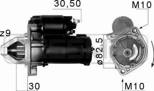 Messmer 220062 - Starteris autospares.lv