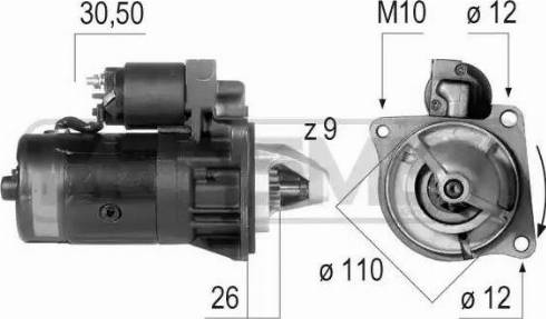 Messmer 220019 - Starteris www.autospares.lv