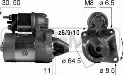 Messmer 220014A - Starteris www.autospares.lv