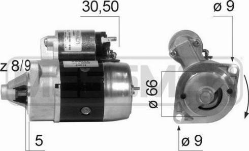 Messmer 220017A - Starteris www.autospares.lv