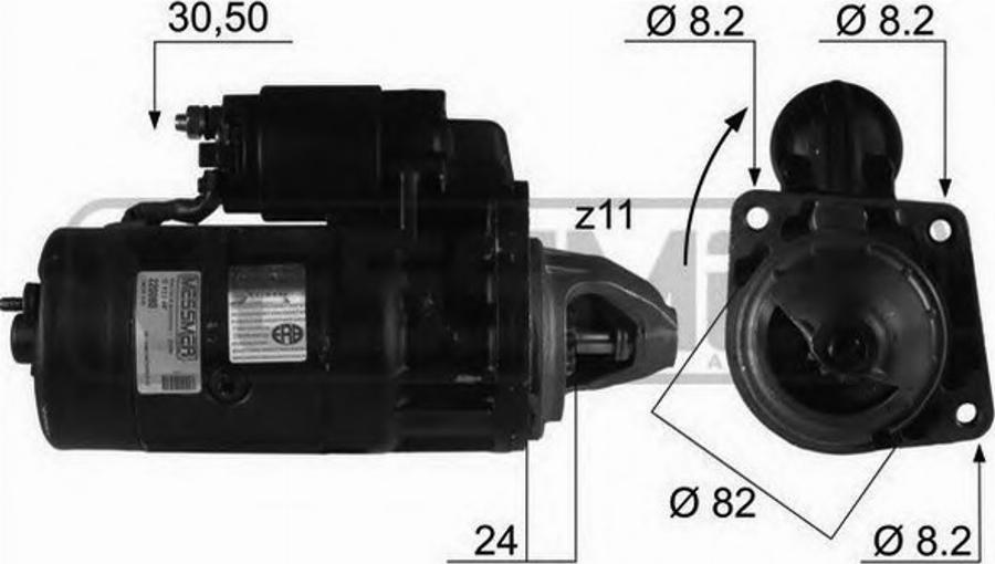 Messmer 220080 - Starteris www.autospares.lv