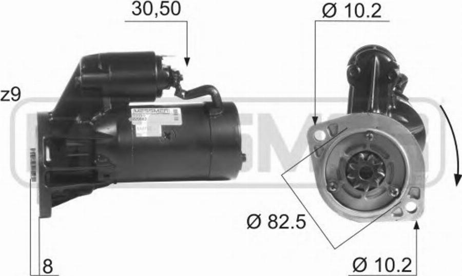 Messmer 220083 - Starteris autospares.lv