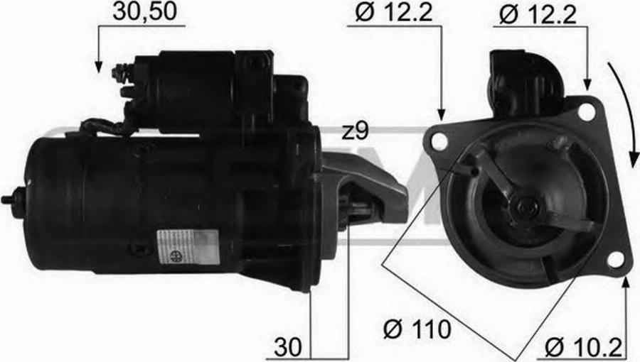 Messmer 220038 - Starter www.autospares.lv