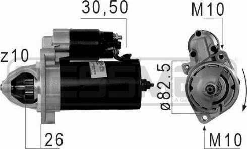 Messmer 220029A - Starter www.autospares.lv