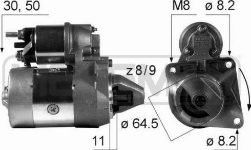 Messmer 220024A - Starteris www.autospares.lv