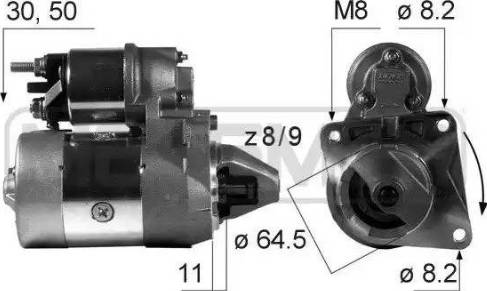 Messmer 220024 - Starteris www.autospares.lv