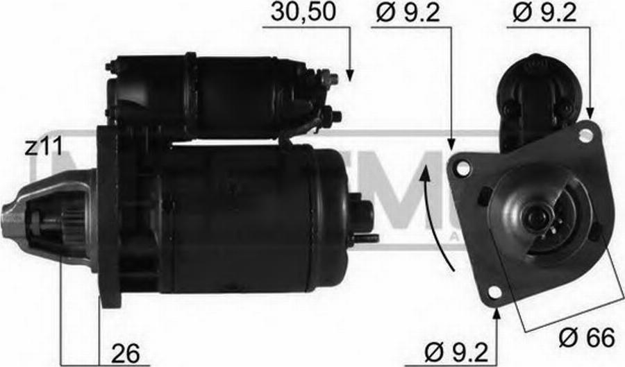 Messmer 220075 - Starteris autospares.lv