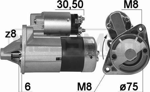 Messmer 220194R - Стартер www.autospares.lv