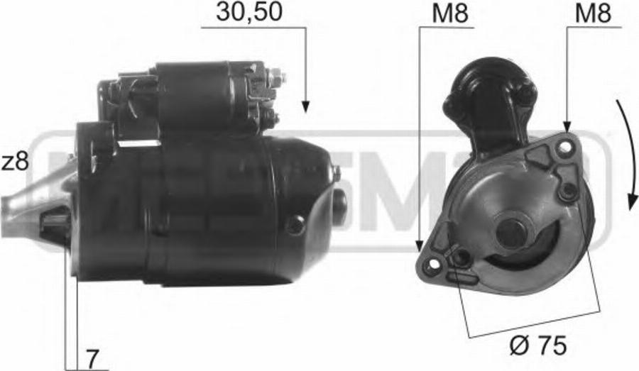 Messmer 220194 - Стартер www.autospares.lv