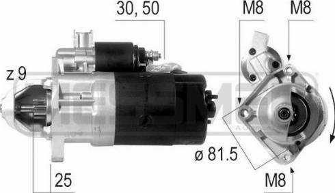 Messmer 220145A - Starteris www.autospares.lv