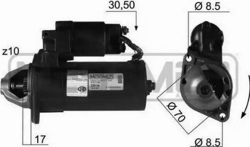 Messmer 220146 - Starter www.autospares.lv