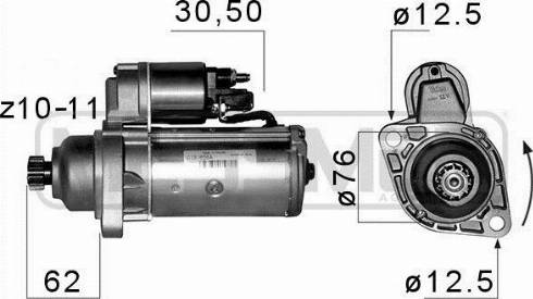 Messmer 220141A - Starteris www.autospares.lv