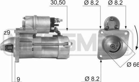 Messmer 220151A - Стартер www.autospares.lv