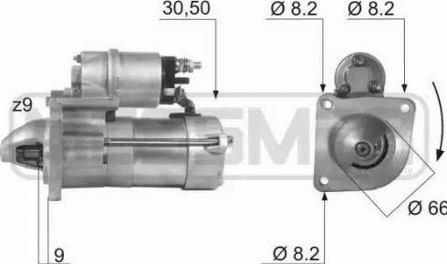 Messmer 220151 - Starteris www.autospares.lv