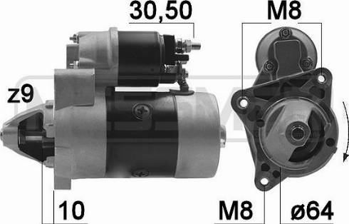 Messmer 220166A - Starteris autospares.lv