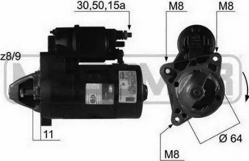 Messmer 220166 - Starteris autospares.lv