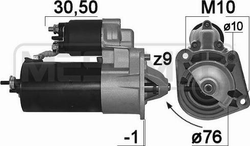 Messmer 220104A - Starteris autospares.lv