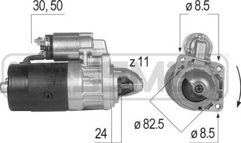 Messmer 220106R - Starteris autospares.lv