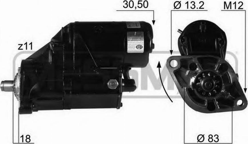 Messmer 220103 - Starteris www.autospares.lv