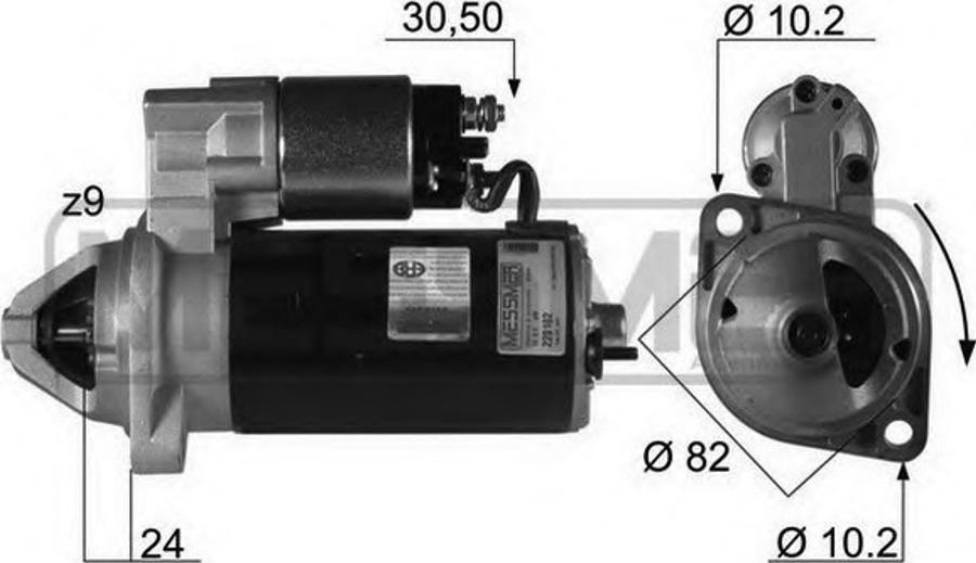 Messmer 220102 - Starteris www.autospares.lv