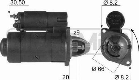 Messmer 220114A - Стартер www.autospares.lv