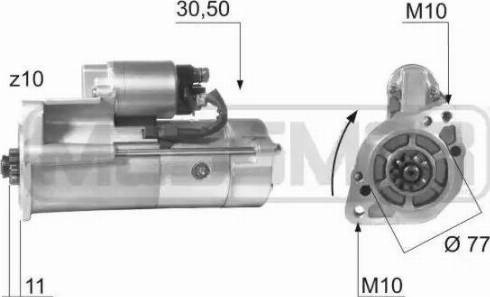 Messmer 220115 - Starteris www.autospares.lv