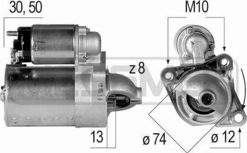 Messmer 220118A - Стартер www.autospares.lv