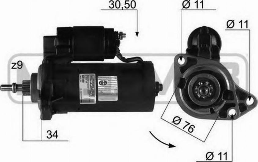 Messmer 220189 - Starter www.autospares.lv