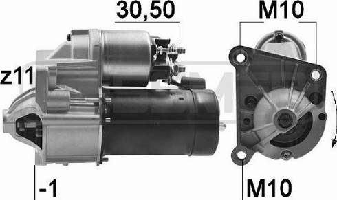 Messmer 220184A - Starteris autospares.lv